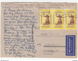 South Africa, Chimney Sweep Postcard Airmail Travelled 1965 Pretoria Pmk B180122 - Covers & Documents