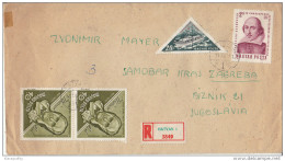 Hungary Registered Letter Cover Travelled 1964 Hatvan To Samobor B160802 - Cartas & Documentos