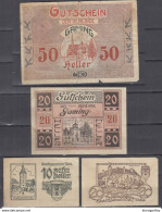Austria 1920 Gaming / Wels Notgeld Local Paper Money Used  *b190910 - Austria