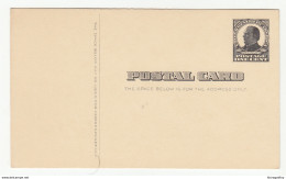 US, Postal Stationery Postal Card Unused 1900's B190601 - 1901-20