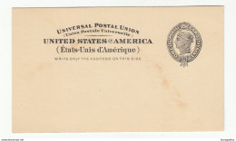 US, UPU Postal Stationery Postal Card Unused 1880's? B190601 - ...-1900