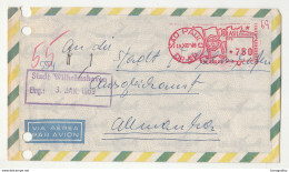Brazil Meter Stamp On Air Mail Letter Cover Travelled 1968 Sao Paulo To Wilhelmshaven B190210 - Cartas & Documentos