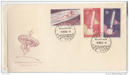 Space Stamps Travelled 1961 Czechoslovakia To ? Bb160429 - Sonstige & Ohne Zuordnung