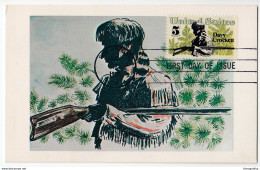 Davy Crockett MC 1967 Bb170325 - Cartoline Maximum