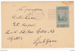 K.k. Bosnia, Postal Stationery Postcard Travelled 1915 Sarajevo Pmk B190201 - Bosnien-Herzegowina