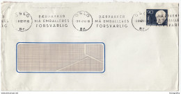 Baerpakker Ma Emalleres Forsvarlig Slogan Postmark On Letter Cover Travelled 1962  Bb161210 - Lettres & Documents