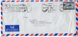 G.S. Tziotis Company Air Mail Letter Cover Travelled 1962 Athens To Thörl Bei Aflenz Bb161210 - Briefe U. Dokumente