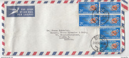 South Africa Airmail Cover Letter Travelled 1965 Durban To Wien Bb161110 - Lettres & Documents