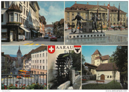 Aarau Old Postcard Travelled 1979 Bb151028 - Aarau