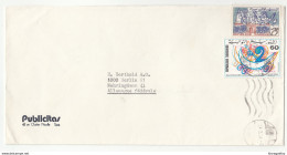 Tunisie Publicitas Company Letter Cover Travelled 1974 To Germany B190415 - Tunisia
