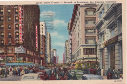 Daily Crowds - Seventh At Broadway - Los Angeles - California - Formato Piccolo Viaggiata – FE390 - Los Angeles