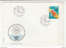 Yugoslavia, ICF  World Championship In Kayak FDC 1975 B210901 - FDC