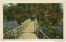 Bridgeport - Rustic Bridge - Beardsley Park Postcard Not Travelled Bb151015 - Bridgeport