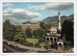 Islam Moschee Mosque Sarajevo Old Postcard Travelled 1968 Bb160920 - Islam