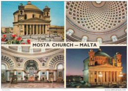 Mosta Dome Old Postcard Not Travelled Bb151029 - Malte