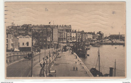 Ramsgate, The Quay From New Road Old Postcard Posted 1926 Ramsgate Pmk B210610 - Ramsgate