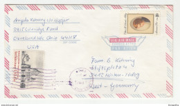 United States Letter Cover Posted 198? To Germany B200501 - Cartas & Documentos