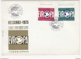 Yugoslavia 1975 Helsinki 1975 Europe Conference FDC B200701 - FDC