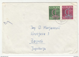 Germany, Europa-CEPT Stamps On Letter Cover Posted 1966 B200405 - 1966