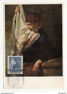 Giovanni Battista Piazzetta, Der Junge Fahnenträger 1957 MC B200405 - Cartes-Maximum (CM)