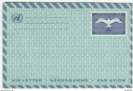 United Nations 11c Aerogramme Unused B170420 - Airmail