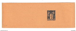 France 1c Postal Stationery Newspaper Wraper Not Posted B210301 - Periódicos