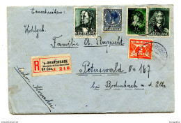 Netherlands Letter Cover Posted Registered 1932 Gravenhage To Peterswald 200220 - Brieven En Documenten