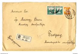 Jugoslavia Kingdom Letter Cover Posted Registered 1937 Oštrelj To Beograd B200110 - Bosnien-Herzegowina