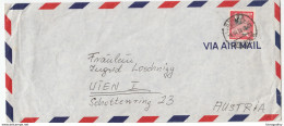 Japan Air Mail Letter Cover Travelled 1973? Showa To Austria B171025 - Covers & Documents