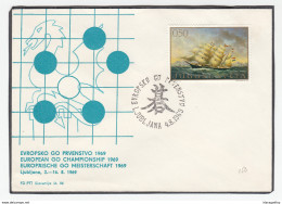 Yugoslavia, European Go Championship 1969 In Ljubljana Illustrated Letter Cover & Postmark B180210 - Unclassified