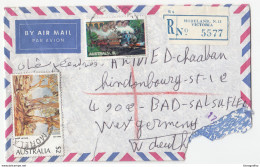 Australia, Airmail Letter Cover Registered Travelled 1979? Moreland Pmk B180201 - Covers & Documents