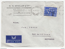 Greece, N. G. Zullas & Co. Airmail Letter Cover Travelled 1962 Athens To Thoerl B170429 - Lettres & Documents