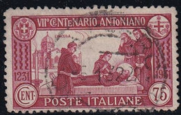 Italie N°277a - Dentelé 12 - Oblitéré - TB - Andere & Zonder Classificatie