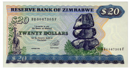 ZIMBABWE 20 DOLLARS 1994 Pick 4d Unc - Zimbabwe