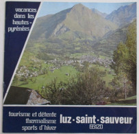 PUB PUBLICITE REVUE TOURISTIQUE HAUTES-PYRENEES LUZ-SAINT-SAUVEUR LUZ-ARDIDEN - Tourism Brochures