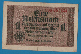 DEUTSCHES REICH 1 REICHSMARK ND # 133.394334 P# R136 Reichskreditkassenschein - Otros & Sin Clasificación