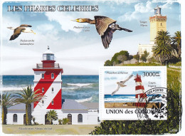 COMOROS Block 451,used,lighthouses - Comores (1975-...)