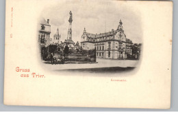 Delcampe - 5500 TRIER, Kornmarkt, Denkmal, Schaar & Dathe, Ca. 1900 - Trier