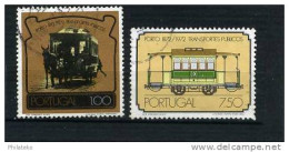 Potugal - N° 1200 & 1202 ( 2 Timbres ) - Centenaire Des Transports Publics à Porto - Tramways