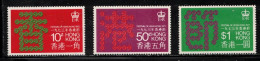 HONG KONG Scott # 291-3 MNH - Festival Of Hong Kong 1973 - Nuevos