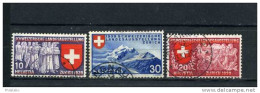 N°326 à 328 - Exposition Nationale De Zurich ( Légende En Allemand ) - Oblitérés