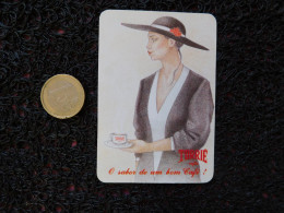 Cartes-Calendriers, Femme élégante Au Grand Chapeau, "café Torrié, 1989   (N14) - Klein Formaat: 2001-...