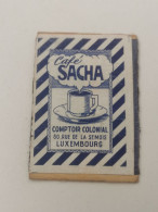 Étiquette Luxembourg, Café, Sacha - Scatole Di Fiammiferi - Etichette