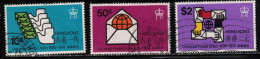 HONG KONG Scott # 299-301 Used - UPU 100th Anniversary - Gebraucht