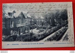 BEAURAING - Lot De 2 Cartes : " Vue Prise Des Terrasses Du Château " Et "  Rue De Dinant " - Beauraing