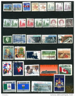 51 Timbres Du Canada - Oblitérés