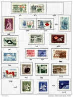 20 Timbres Du Canada - Oblitérés