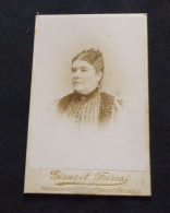 GRAND CDV   FIN 19e (1892) - REINE DES BELGES - GERUZET  FRERES  PHOTOGRAPHE DE S.M.  BRUXELLES - Personnes Identifiées