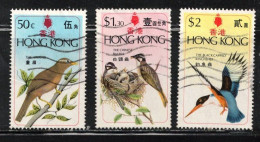 HONG KONG Scott # 309-11 Used - Birds - Used Stamps