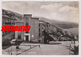 PIZZO - EDIFICIO SCOLASTICO E PANORAMA  F/GRANDE  VIAGGIATA 1956?  ANIMAZIONE - Vibo Valentia